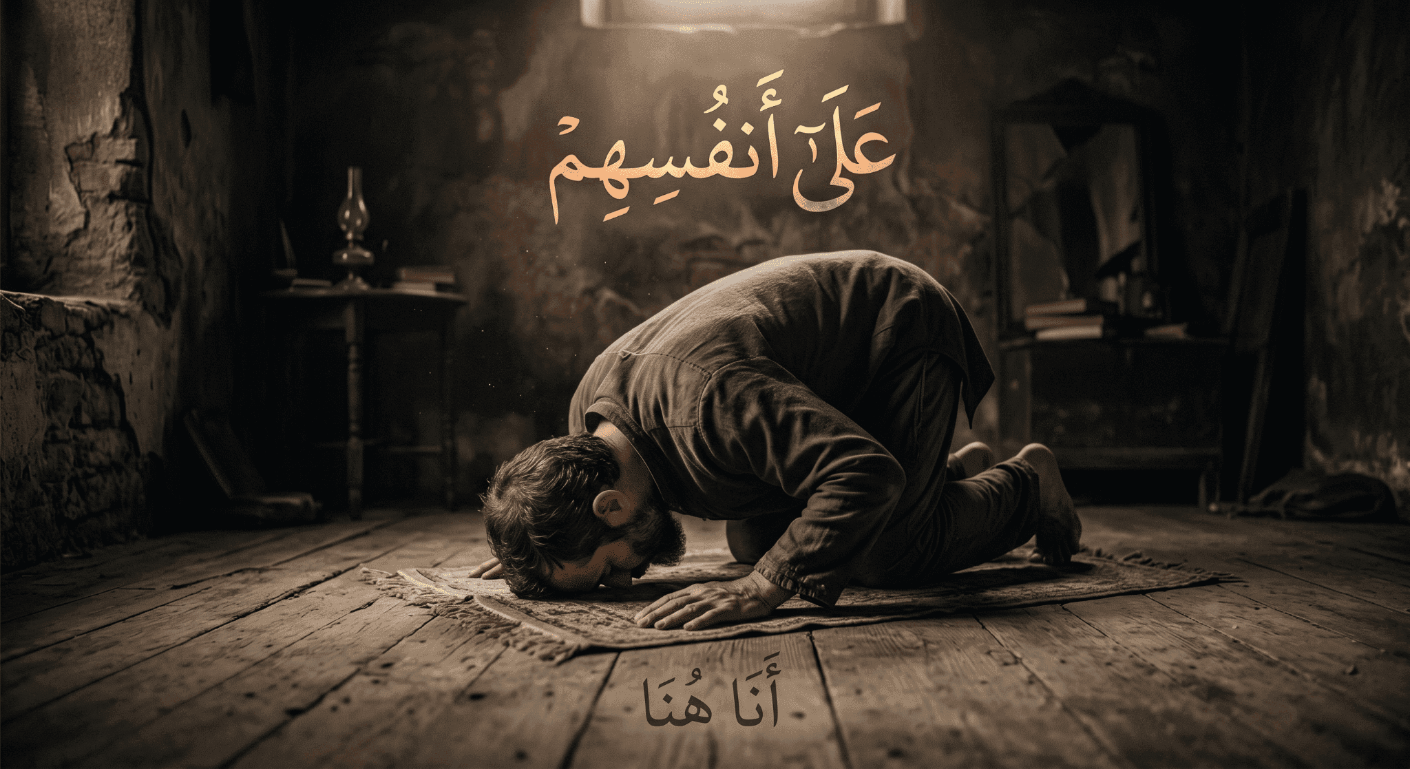 عَلَى أَنفُسِهِمْ